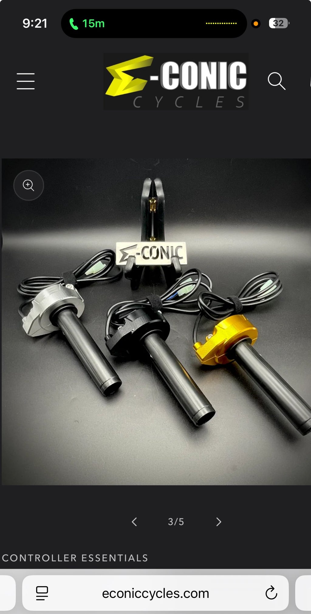Controller Essentials:  PREWIRED (FD) SurRon Style Throttle w Choice of Grips