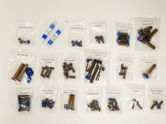 Warp 9 Surron LBX Titanium Chassis Kit